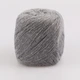La Mia Angora, Серый №134 - пряжа для вязания 50г/125м, 15% ангора / 15% вискоза / 50% полиамид - изображение 3