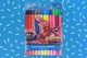 Фломастеры 24 цветов Marvel.Spiderman, YES, набор фломастеров для рисования, для детей, школьников - изображение 2