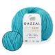 Gazzal XL Baby Wool, Бирюза №820 – полушерстяная пряжа с кашемиром и акрилом Беби Вул ХЛ, 50 г / 100 м, для свитеров, шапок и шарфов - изображение 1