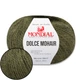 Mondial Dolce Mohair, Хаки №184 - итальянская пряжа с мохером, 50 г / 150 м, 60% кид мохер, 40% акрил, для свитеров, кардиганов, палантинов - изображение 1