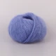 Mondial Dolce Mohair, Ярко-голубой №102 - итальянская пряжа с мохером, 50 г / 150 м, 60% кид мохер, 40% акрил, для свитеров, кардиганов, палантинов - изображение 3