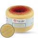 YarnArt Flowers Alpaca, №418 – полушерстяная пряжа 250 г / 940 м, альпака с акрилом, градиентное секционное окрашивание для палантинов, кардиганов - изображение 1