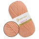 Lady Yarn Muffin, Лосось №46 - акриловая пряжа 100 г / 300 м, 100% акрил, для свитеров, пледов, игрушек, аксессуаров и ковровой вышивки - изображение 1