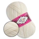 Alize Superwash, Кремовый №01 - тонкая тёплая пряжа для носков и аксессуаров, 100 г / 420 м, 75% шерсть Superwash / 25% полиамид, Ализе Супервош - изображение 1