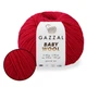 Gazzal Baby Wool, Красный №811 – мягкая полушерстяная пряжа с кашемиром, 50 г / 175 м, для детских и взрослых шапок и свитеров, Газал Беби Вул - изображение 1