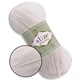 Alize Alpaca Royal New, Белый №55 – пряжа с альпакой 100 г / 250 м, 15% альпака / 30% шерсть / 55% акрил, для свитеров, кардиганов, шарфов - изображение 1
