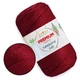 Шнур поліестеровий 2мм, Premium Yarn Makrome Lux, Бордо №839, 100г/100м, для сумок, кошиків, декору - зображення 1