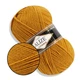 Alize Lana Gold, Горчичный №645 - полушерстяная пряжа средней толщины, 100 г / 240 м, 49% шерсть / 51% акрил, для теплых изделий (Ализе Лана Голд) - изображение 1
