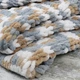 Упаковка Alize Puffy Color, №6395, 5шт - плюшева пряжа з готовими петлями для в'язання руками 100г / 9 м - для пледів, аксесуарів - зображення 3