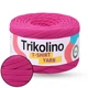 Трикотажна пряжа Trikolino 7-9mm XL, Рожева фуксія, 120м, для в'язання кошиків, килимків, сумок, косметичок, Триколіно - зображення 1