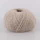 Lana Gatto Silk Mohair, Песок №30481 - премиальная тонкая пряжа, суперкидмохер с шелком, 25 г / 212 м, для вязания свитеров, шапок, шарфов - изображение 3