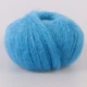 Lana Gatto Silk Mohair, Голубо-бирюзовый №30485 - премиальная тонкая пряжа, суперкидмохер с шелком, 25 г / 212 м, для вязания свитеров, шапок, шарфов - изображение 3