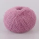Lana Gatto Silk Mohair Lux, Розовая пудра №7259 - пряжа, суперкидмохер с шелком и люрексом, тонкая, 25 г / 210 м, для вязания свитеров-паутинок - изображение 3