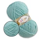 Alize Softy Plus, Бирюзовый №263 - плюшевая толстая пряжа, 100г/120м, Ализе Софти Плюс для вязания пледов, игрушек, детской одежды - изображение 1