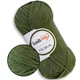 Knit Me Nubuk, Хаки №1497 - пряжа Книт Ми Нубук микровельвет, 50г / 165м, полиэстер, для сумок, аксессуаров, замшевая фактура - изображение 1