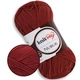 Knit Me Nubuk, Стигла вишня №4713 - пряжа Кніт Мі Нубук мікровельвет, 50г/165м, поліестер, для сумок, аксесуарів, замшева фактура - зображення 1