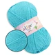 Пряжа акриловая Ализе Шекерим Беби, Alize Sekerim Bebe, Бирюзовый №287, 100 г/320 м, акрил, для вязания спицами и крючком, для детской одежды, пледов - изображение 1