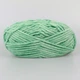 Пряжа плюшева Етрофіл Йонка Бебі, Etrofil Yonca Baby, М'ятний №70411, 100 г/120 м, поліестер, для в'язання спицями та гачком, для іграшок, пледів - зображення 3