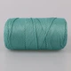 Шнур для макраме Popyarn Macrame L, Бірюза №432, 200 г/190 м, 100% поліпропілен - для в'язання сумок, килимків, кошиків, панно, декору - зображення 2