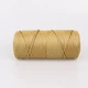 Шнур для макраме Popyarn Macrame L, Золото №417, 200 г/190 м, 100% поліпропілен - для в'язання сумок, килимків, кошиків, панно, декору - зображення 3