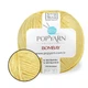 Popyarn Bombay, Жовтий №160, літня бамбукова пряжа для дитячого одягу та в'язання гачком або спицями, Попярн Бомбей, 50 г / 115 м - зображення 1