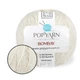 Popyarn Bombay, Молочний №155, літня бамбукова пряжа для дитячого одягу та в'язання гачком або спицями, Попярн Бомбей, 50 г / 115 м - зображення 1