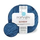 Popyarn Bombay, Джинсовый №196, летняя бамбуковая пряжа для детской одежды и вязания крючком или спицами, Попярн Бомбей, 50 г / 115 м - изображение 1