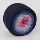 YarnArt Flowers, №273, секційне фарбування, 55% бавовна / 45% поліакрил, 250 г (1000 м), пряжа для в'язання, демісезонна, Ярнарт Фловерс - зображення 3