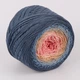 YarnArt Flowers, №262, секционное окрашивание, 55% хлопок / 45% полиакрил, 250 г (1000 м), пряжа для вязания, демисезонная, Ярнарт Фловерс - изображение 3
