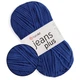 YarnArt Jeans Plus, Ультрамарин №47, хлопок с акрилом, 100 г /160 м, толстая пряжа, для одежды, пледов, игрушек, Ярнарт Джинс Плюс - изображение 1