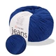 YarnArt Jeans, Ультрамарин №47 - пряжа нитки для в'язання спицями та гачком (іграшки, одяг), 55% бавовна, 45% акрил, 50 г/160 м, напівбавовна Ярнарт - зображення 1