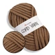 YarnArt Cord Yarn, Коричневый №788 толстая трикотажная пряжа, для сумок, пуфов, корзин, декора, ЯрнАрт Корд Ярн - изображение 1