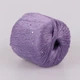 Пряжа з тенселом і паєтками Candy-Yarn Tencel, Бузок №107 бавовна з тенселом, пряжа для літніх виробів - зображення 2