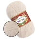 Alize Kid Mohair50, Молочно-бежевий №67, Кід Мохер, 62% кід мохер, 38% поліамід, 50 г / 500 м, легка пухнаста пряжа з мохером, для шалей, павутинок - зображення 1