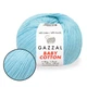 Пряжа Gazzal Cotton Baby, Лазурный №3451, 50 г/165 м, Газзал Беби Коттон хлопок с акрилом, демисезон, нить для вязания - изображение 1