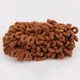 Alize Puffy № 321 Мокко, 100г/9м – Ализе Пуффи, плюшевая пряжа с готовыми петлями для вязания руками пледов, игрушек, балаклав, большие петельки - изображение 2