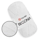 YarnArt Begonia, №1000 Супер белый 100% мерсеризированный хлопок, турецкая летняя пряжа для вязания спицами и крючком, Ярн Арт Бегония, нити - изображение 1