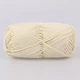 Пряжа YarnArt Macrame Молочный №137, полиэстеровый шнур 2,5 мм, нитка для вязания крючком и спицами, полиэстер 100% - изображение 3