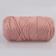 Пряжа YarnArt Macrame XL, Пудра №171, полиэстеровый шнур 4 мм, ЯрнАрт Макраме ХЛ нитка для вязания крючком и спицами, полиэстер 100% - изображение 3