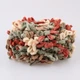 Alize Puffy Fine Color, №6039 (100г/14м) плюшевая фантазийная пряжа с готовыми петлями для вязания руками пледа игрушек и балаклавы, Ализе Пуффи Файн - изображение 3