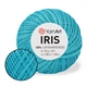 Пряжа YarnArt Iris, Бирюза №0923, Ярнарт Ирис 100% мерсеризированный хлопок, нити для вязания крючком и спицами игрушек, купальников, топов - изображение 1