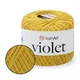 Пряжа YarnArt Violet Золото №4940, ЯрнАрт Виолет турецкая нить для вязания 100% хлопок для игрушек, пинеток, пледов и одежды спицами и крючком - изображение 1