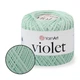 Пряжа YarnArt Violet Мята №4939, ЯрнАрт Виолет турецкая нить для вязания 100% хлопок для игрушек, пинеток, пледов и одежды спицами и крючком - изображение 1
