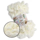 Alize Puffy, Молочный №62, 100г/9м – Ализе Пуффи, плюшевая пряжа с готовыми петлями для вязания руками пледов, игрушек, балаклав, аксессуаров - изображение 1