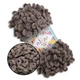 Alize Puffy Fine NEW, Кофейный №305 плюшевая нитка с готовыми петлями для вязания руками пледа игрушек и балаклавы, Ализе Пуффи Файн, Пуфи Алізе Пуфі - изображение 1