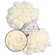 Alize Puffy № 01 Молоко, 100г/9м – Ализе Пуффи, плюшевая пряжа с готовыми петлями для вязания руками пледов, игрушек и аксессуаров - изображение 1