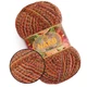 Пряжа Nako Boho, №87721 полушерстяная нить для вязания джемперов, кофт, перчаток, носков, шапок, шарфов и других зимних изделий спицами и крючком, мер - изображение 1