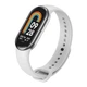 Силиконовый ремешок Original Design для Xiaomi Mi Band 8 / Mi Band 9 / Mi Band 10 White - изображение 1