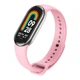 Силиконовый ремешок Original Design для Xiaomi Mi Band 8 / Mi Band 9 / Mi Band 10 Pink - изображение 1