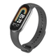 Силиконовый ремешок Original Design для Xiaomi Mi Band 8 / Mi Band 9 / Mi Band 10 Dark grey - изображение 1